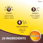 Supradyn Multivitaminas con Minerales y Oligoelementos, 225 Comprimidos
