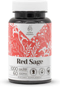 Red Sage 60 Cápsulas - Suplemento Herbal de Alta Potencia con Dan Shen (Salvia Miltiorrhiza)