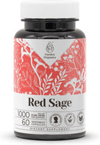 Red Sage 60 Cápsulas - Suplemento Herbal de Alta Potencia con Dan Shen (Salvia Miltiorrhiza)