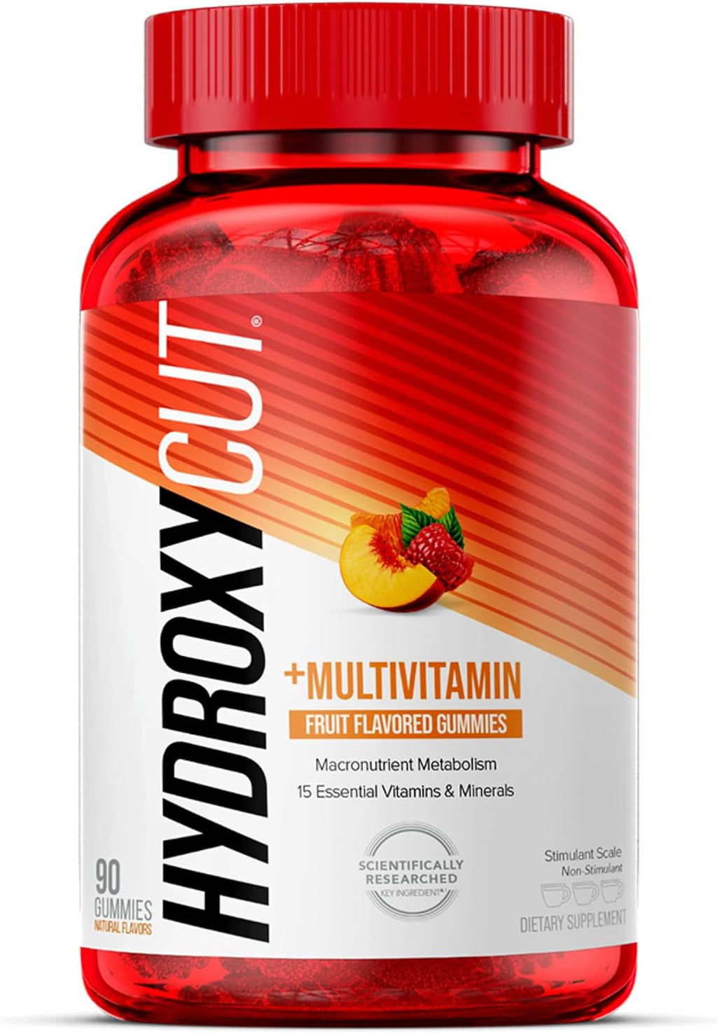 Hydroxycut Multivitamin Gummies - 90 Count - Green Coffee Extract - Caffeine Free