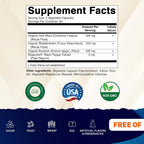 Vitamatic Irish Sea Moss – 120 Cápsulas Vegetarianas con Bladderwrack y Burdock Root