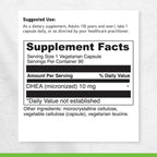 DAVINCI Labs DHEA Micronized 10 mg – 90 Vegetarian Capsules