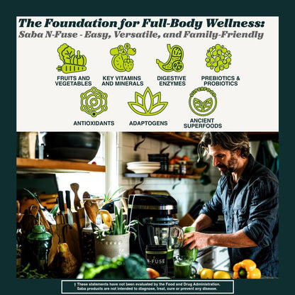 Saba N-Fuse™ Super Greens Powder – 50+ – Protección antioxidante: Los fitonutrientes de los superalimentos – Image 4