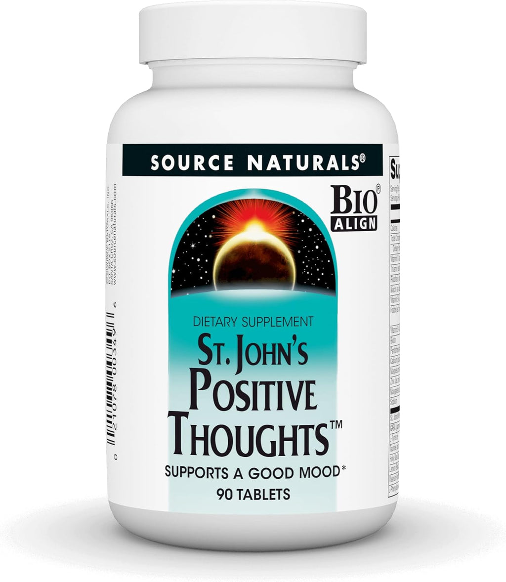 Source Naturals St. John's Positive Thoughts - 90 Comprimidos