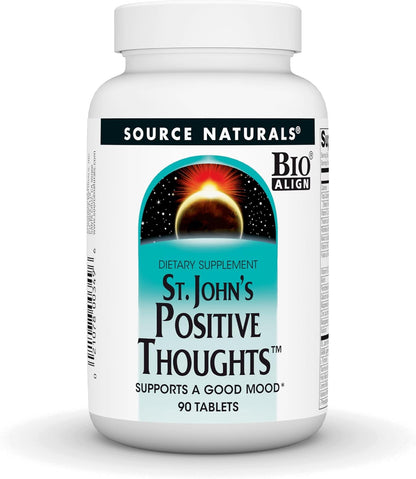 Source Naturals St. John's Positive Thoughts - 90 Comprimidos – Image 1