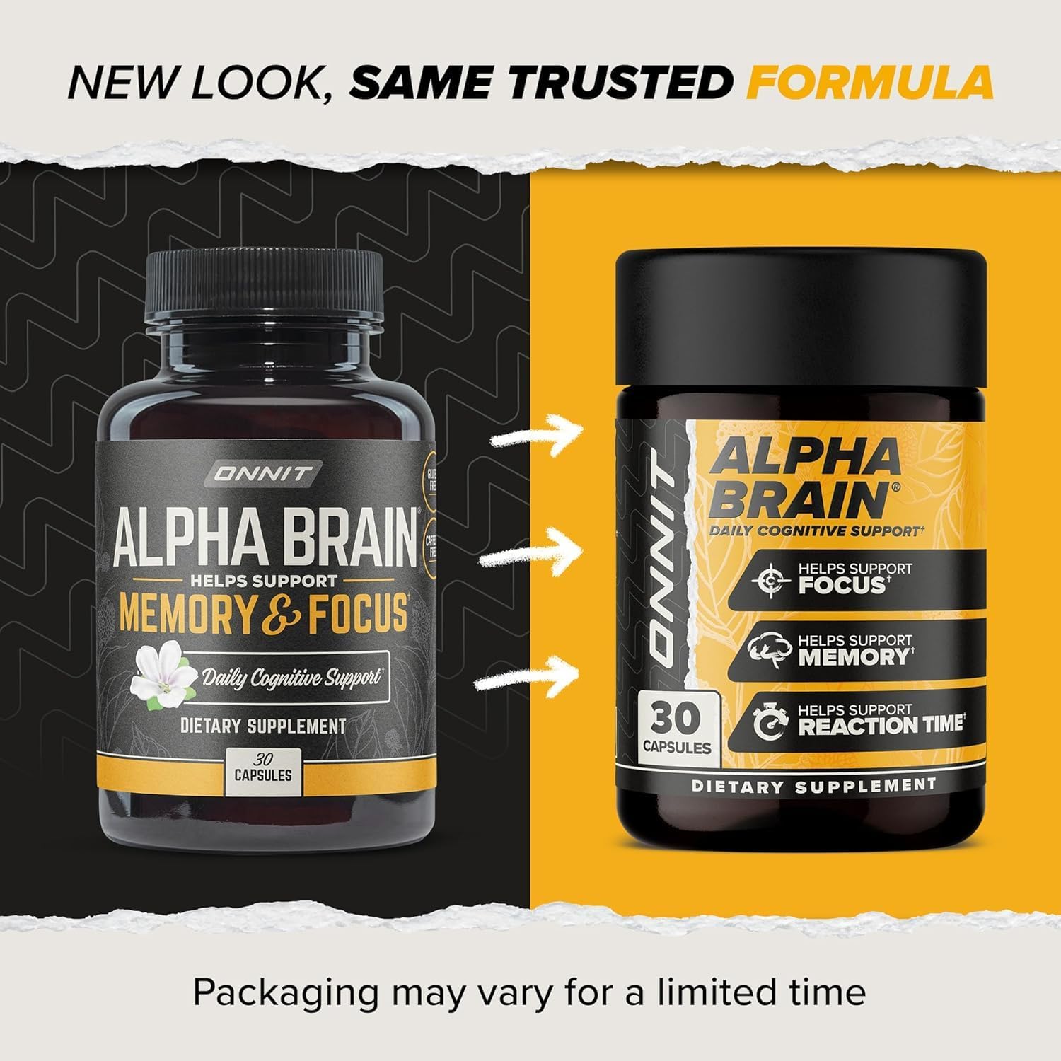 Onnit Labs Alpha Brain, 30 Cápsulas