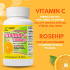 Arymar Vitamina C 1000 mg con Extracto de Rosa Mosqueta 30 mg - 60 Comprimidos