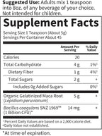 Garden of Life Organics Raíz de Maca Orgánica de Comercio Justo, Energía, 225 g