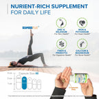 Power By Naturals Sea Moss Plus – Cápsulas Orgánicas de Musgo de Mar Irlandés con Bladderwrack y Raíz de Bardana – 120 Cápsulas (Suministro para 2 Meses)