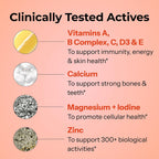 HUM Base Control Multivitamínico para Mujeres, con Vitamina C, Biotina, Zinc, Complejo B - 30 Cápsulas
