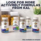 KAL Reduced Glutathione 90 ActivMelt Tablets, High Absorption Antioxidant, Orange Flavor, Vegetarian