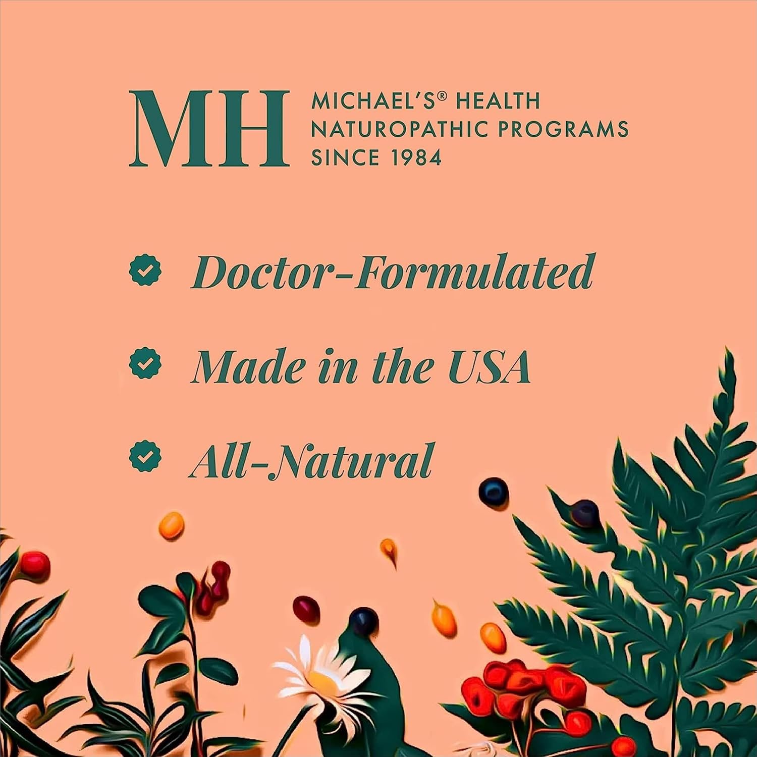 Michael's Health Naturopathic Programs Blood Pressure Factors - 60 Comprimidos Vegetarianos, Paquete de 2 - Proporciona Soporte para el Equilibrio de Líquidos - Kosher - 40 Porciones