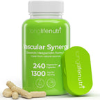 LongLifeNutri Complejo Diosmina Hesperidina 1000mg/300mg, 240 Cápsulas