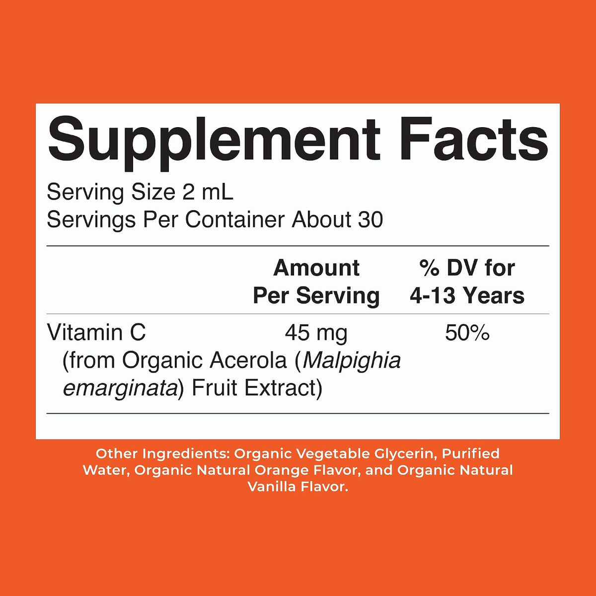 MaryRuth's Gotas de Vitamina C Orgánica para Niños - A base de Acerola - 59 ml (2 oz) – Image 10