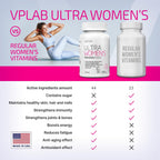 VPLab Ultra Women's Multivitamin Formula - Multivitamínico para Mujeres, 90 Comprimidos