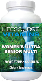 LifeSource Vitamins Multivitamínico Senior para Mujeres – Para Mujeres Mayores de 50 Años, 180 Cápsulas (60 Días)