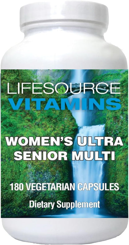LifeSource Vitamins Woman's Senior Multi – – El calcio es necesario para el mantenimiento de los huesos y dientes. – Image 3