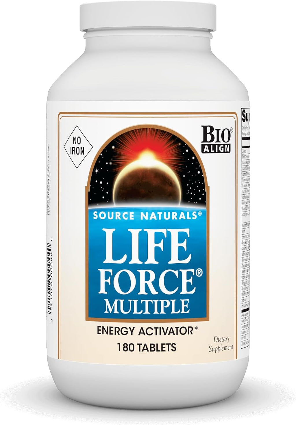 Source Naturals Life Force Multiple Daily Multivitamin without Iron, 60 Tablets