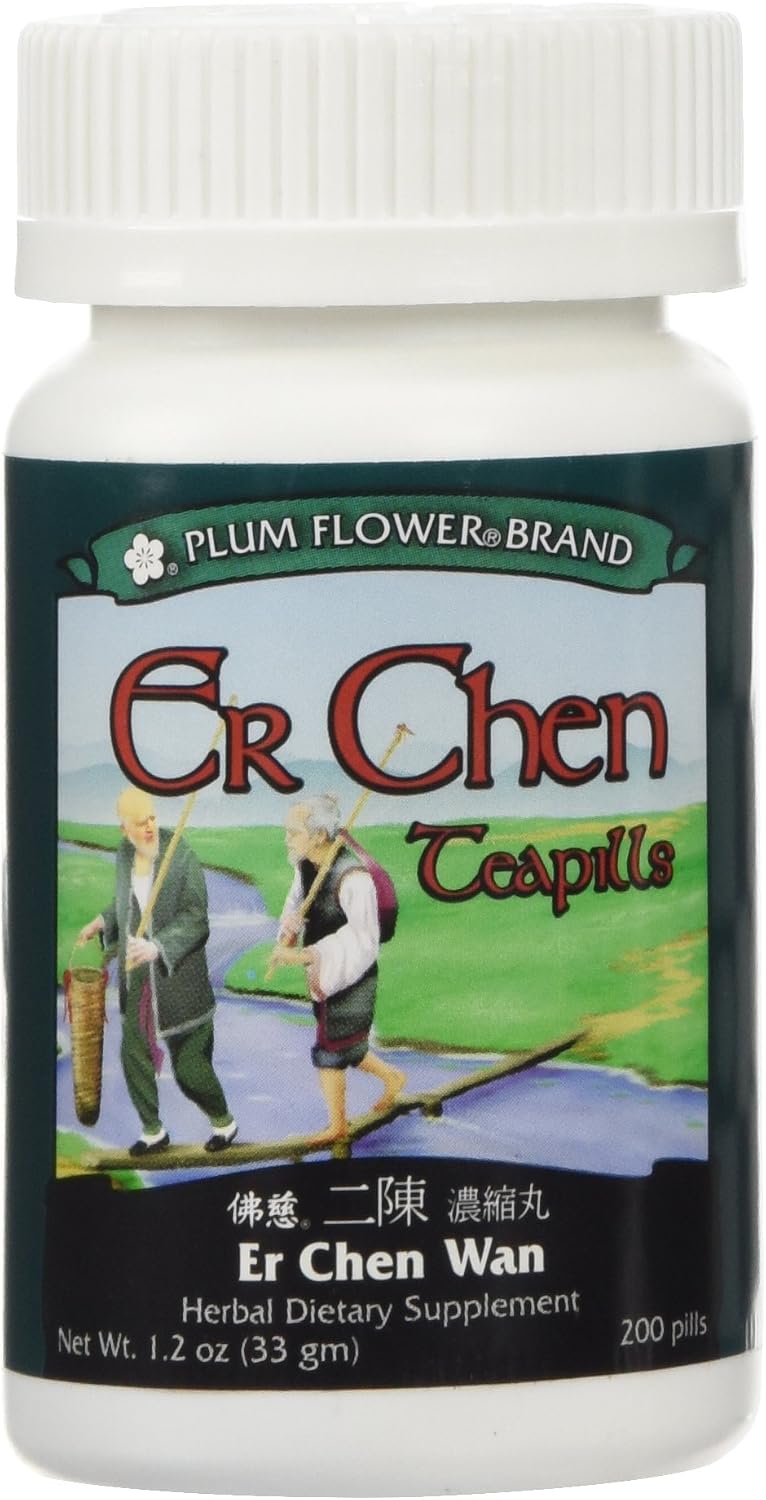 Píldoras de té Er Chen (Er Chen Wan) - 200 comprimidos