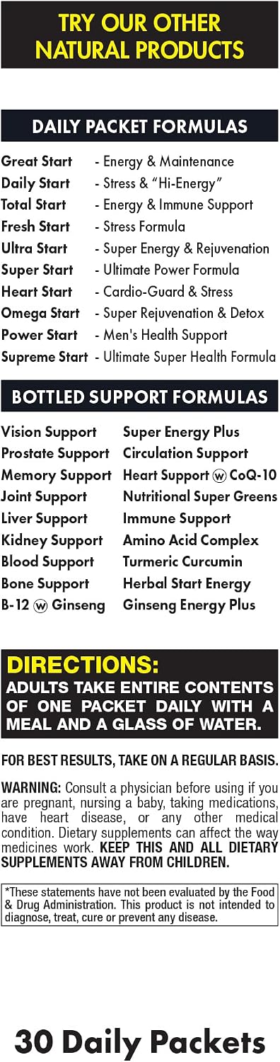 Power Start Pack Multivitamínico Diario para Hombres