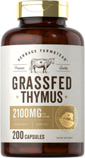 Carlyle Timo de Ternera Alimentada con Pasto | 2100mg | 200 Cápsulas