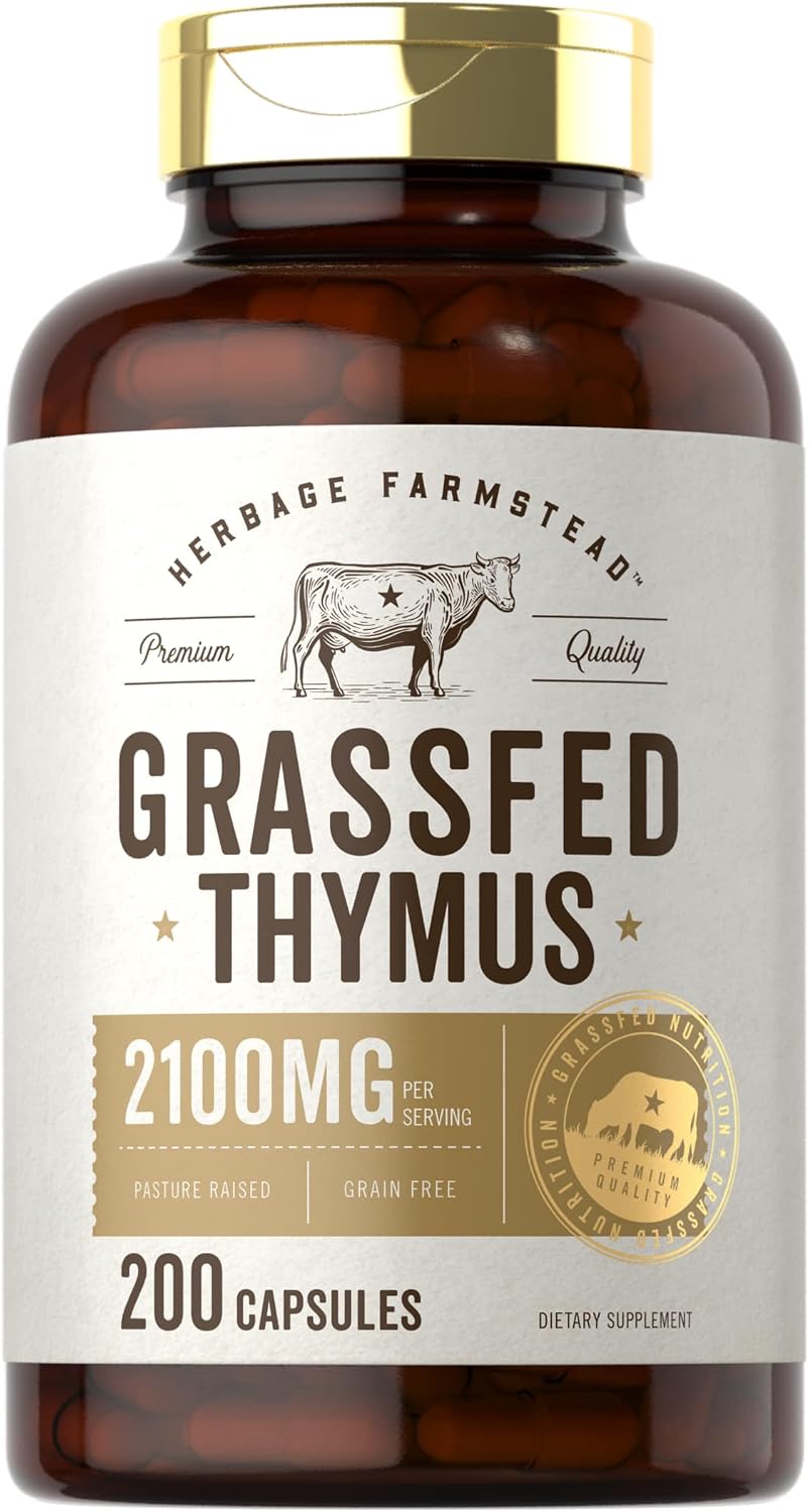 Carlyle Timo de Ternera Alimentada con Pasto | 2100mg | 200 Cápsulas