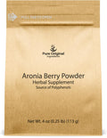 PURE ORIGINAL INGREDIENTS Polvo de Aronia (113 g) - Extracto de Fruta Puro, Sin Aditivos ni Rellenos