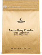 PURE ORIGINAL INGREDIENTS Polvo de Aronia (113 g) - Extracto de Fruta Puro, Sin Aditivos ni Rellenos