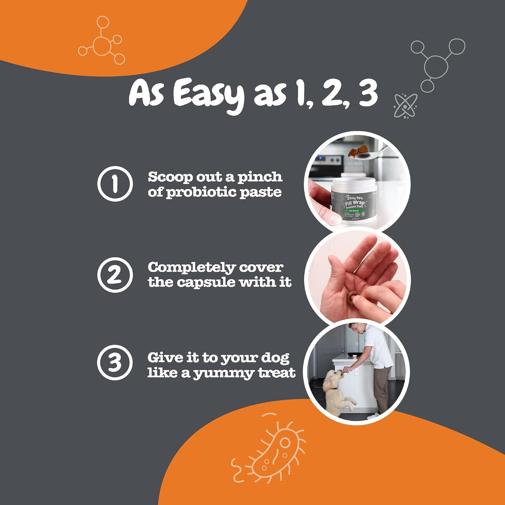 Zesty Paws Suplemento NAD+ Precursor para Perros - Niagen para Envejecimiento Saludable y Apoyo Muscular - 60 Cápsulas