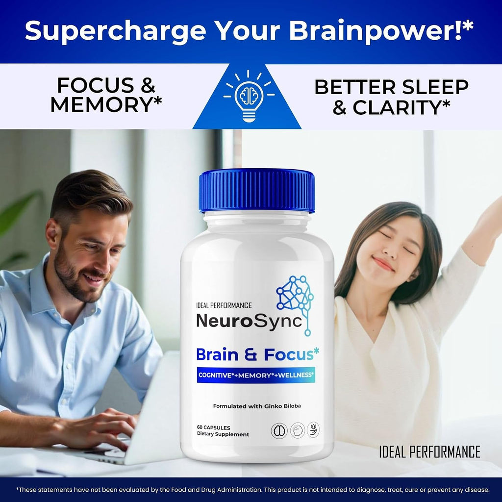 Neuro Sync Capsules - Fórmula Avanzada Nootrópica para el Apoyo Cerebral y Nervioso (Pack de 3)