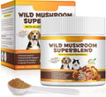 FANGCUN Polvo de Hongos para Perros y Gatos - Mezcla de 11 Setas, Sabor a Bacon, 120g