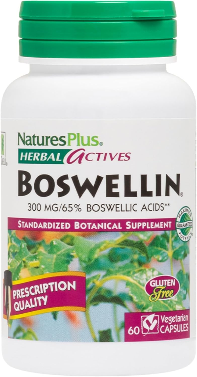 NaturesPlus Herbal Actives Boswellin – 60 Cápsulas