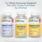 SOLARAY Vitamina C 1000 mg Liberación Prolongada con Escaramujo y Acerola 250 Cápsulas