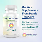Dr Clark Store Clavo Suplemento 500mg – Cápsulas de Gelatina para el Bienestar Digestivo
