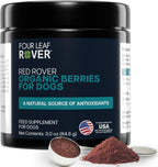 Red Rover - Dog Urinary Tract Supplement - with Vitamins from Organic Berries and Apple - Good Source of Polyphenols and Antioxidants - 30 Large Dog Servings