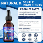 Tratamiento Natural contra Levaduras para Perros | Gotas con Probióticos y Mezcla de 8 Hierbas | Apoya Piel, Oídos y Alivio de Alergias | Sabor a Bacon