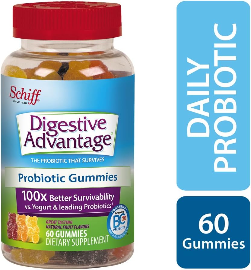 Digestive Advantage Gominolas Probióticas Diarias, 60 unidades