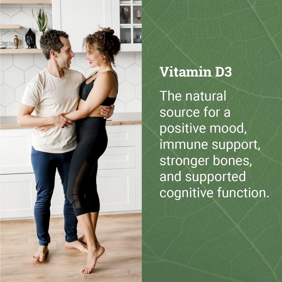 Earth Harmony Naturals Vitamina D3 Vegana 5000 IU - 120 Cápsulas