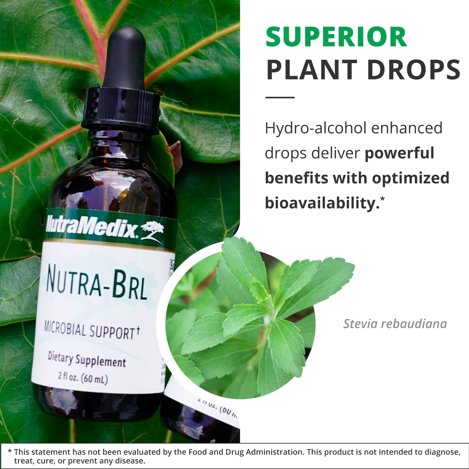 NutraMedix Nutra BRL - Suplemento Líquido Herbal para el Apoyo Digestivo e Inmunitario - 60 ml