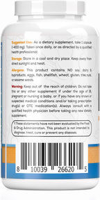 Harvest Naturals Palmitoylethanolamida (PEA) 400mg, 60 Cápsulas