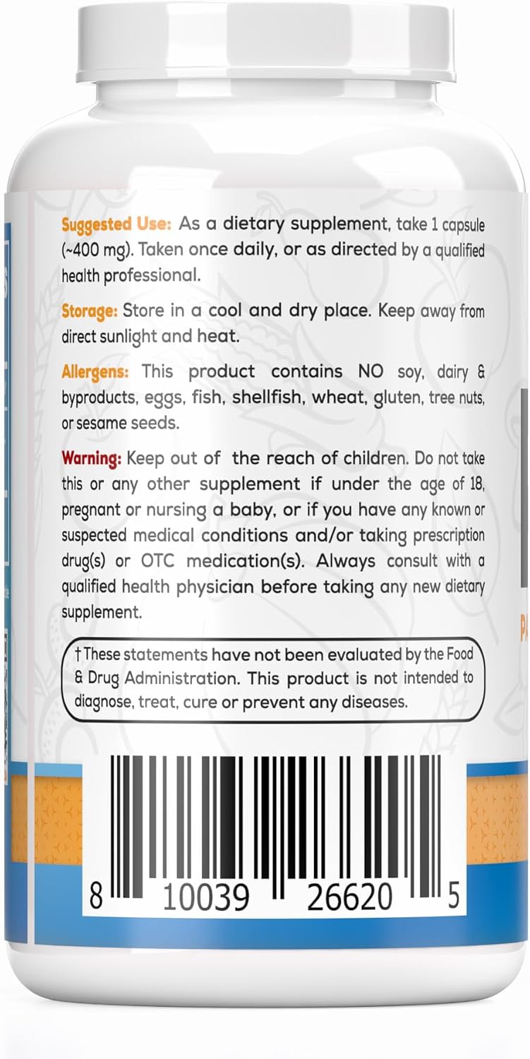 Harvest Naturals Palmitoylethanolamida (PEA) 400mg, 60 Cápsulas