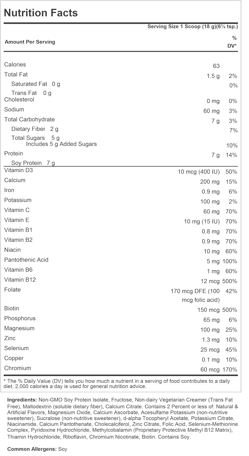 ANDREW LESSMAN Secure Soy Complete Meal Replacement - Vainilla 60 raciones