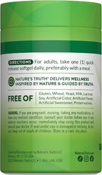Nature's Truth Vitamina D3 1000 IU (25 mcg) - 130 Cápsulas Blandas - Sin Gluten y No-GMO