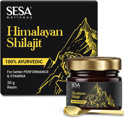Sesa Himalayan Shilajit Resin – 100% – Tome una cantidad del tamaño de un guisante (equivalente a aproximadamente – Image 1