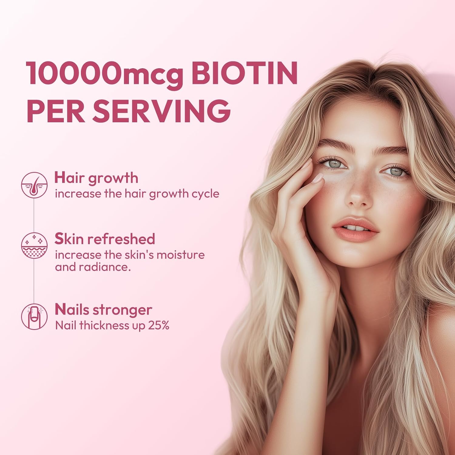 OWNONE Biotina 10000mcg – 60 Cápsulas