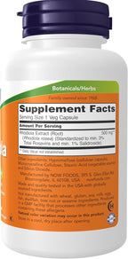 NOW Foods, Rhodiola 500 mg, 60 Cápsulas Vegetales
