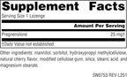 Source Naturals Pregnenolona 25mg - 120 Pastillas de Cereza