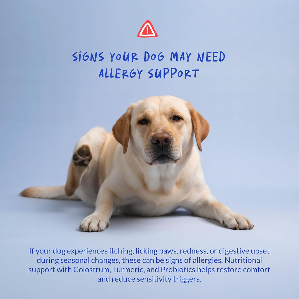 Coco y Luna Alivio para Alergias en Perros - 120 Comprimidos Masticables