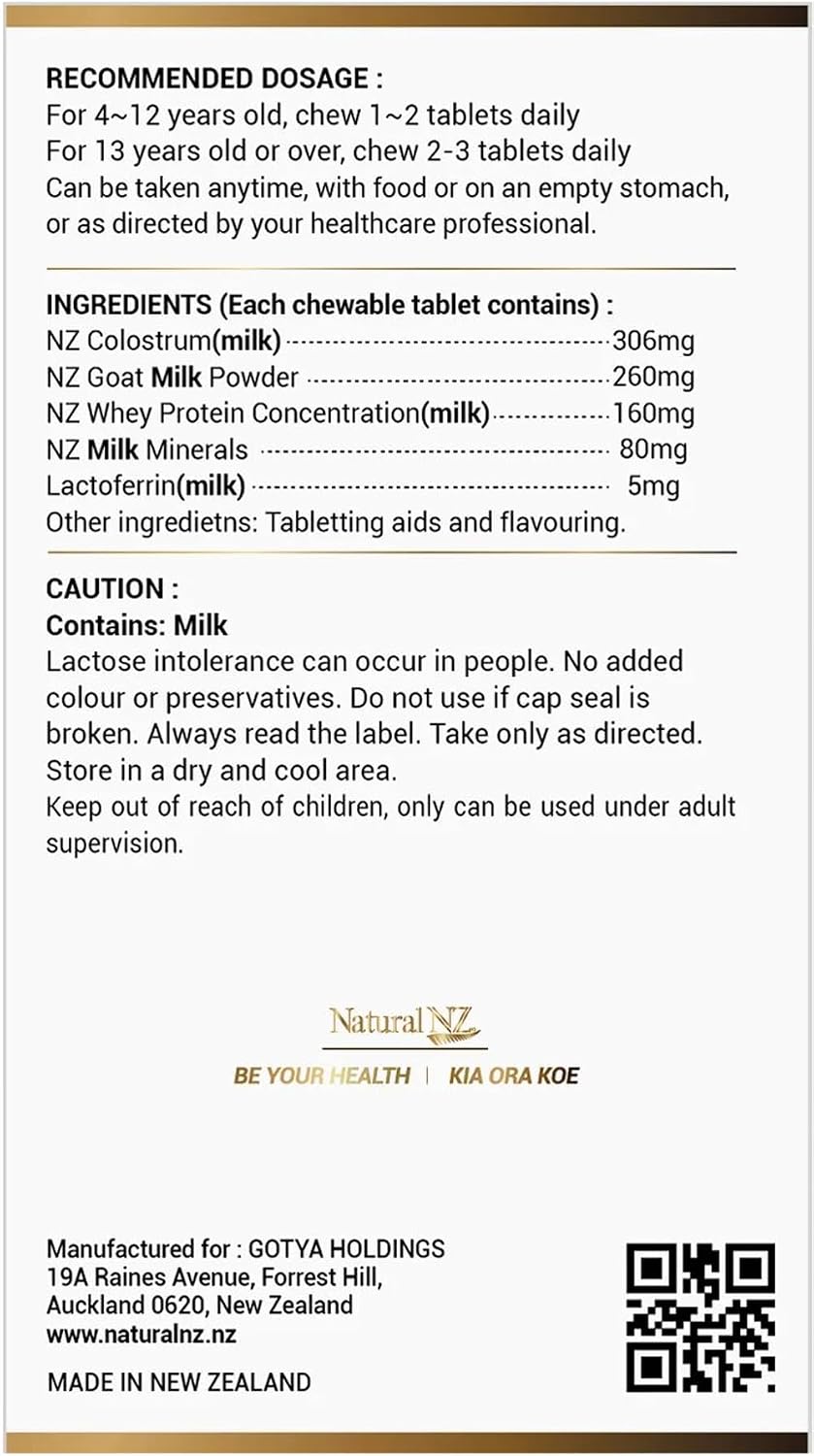 Natural NZ MBP New Zealand Goatstrum - 200 Comprimidos (Pack de 3)