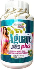 Aguaje Plus 4 en 1 - Complemento Femenino Peruano para Curvas y Figura - Natural - 100 Cápsulas